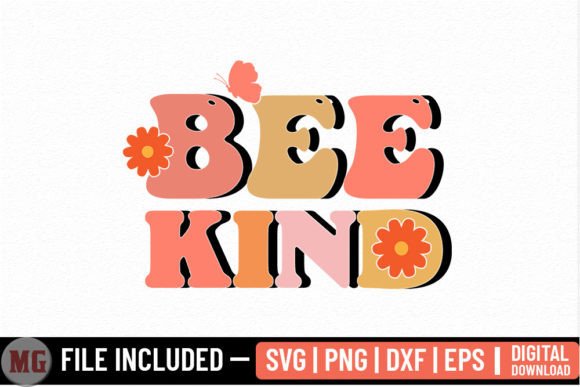 Bee Kind - Honey Bee SVG: Graphics & Crafts Made Simple