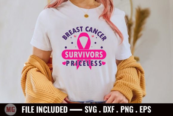 Breast Cancer Survivors Priceless SVG: Graphics for Crafts