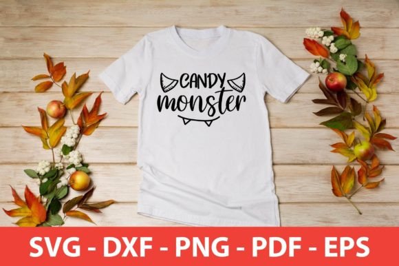 Candy Monster Svg: Graphics for Crafts and Small Business Branding