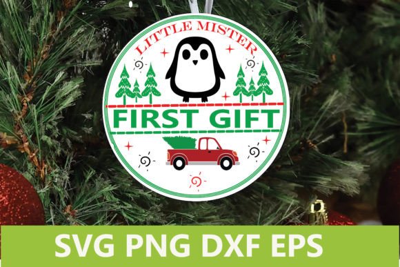 Christmas Sign SVG - Little Mister First Graphics for Crafts Publishing Use