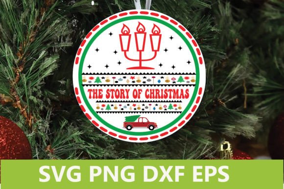 Christmas Sign SVG: The Story of Christ for Crafts & Graphics