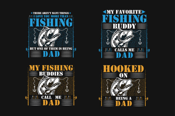 Father Day Fishing Dad SVG Vector Shirt
