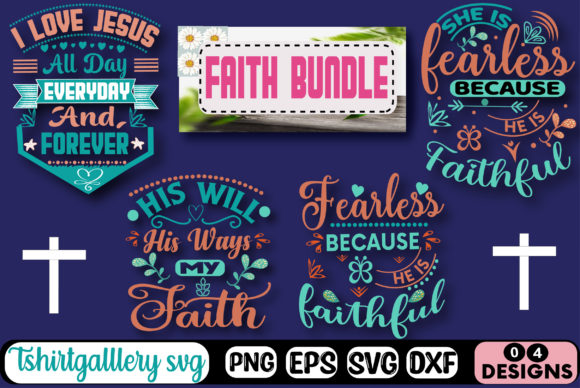 Free Faith SVG Bundle Religious Quotes