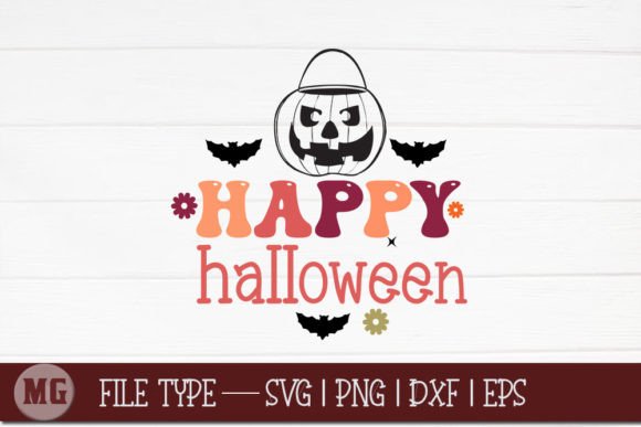 Happy Hallloween - Halloween SVG: Graphics for Crafts and Marketing