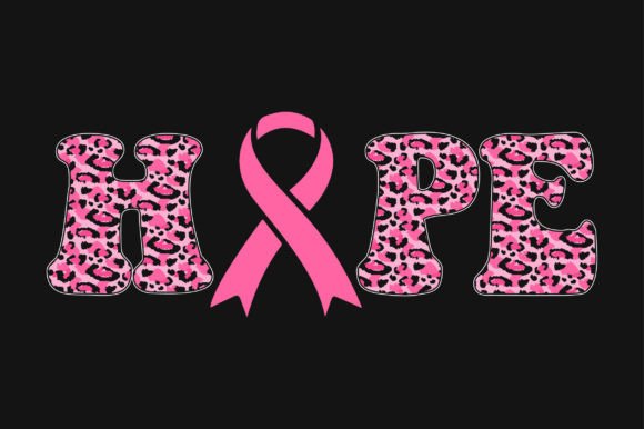 Hope Breast Cancer Awareness SVG T-shirt Graphics and Crafts