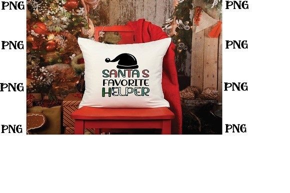Santa’s Cutest Helper Sublimation SVG Design